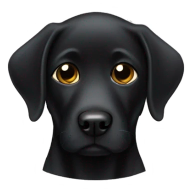Black lab taking a crap sticker