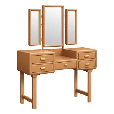 simple dressing table sticker