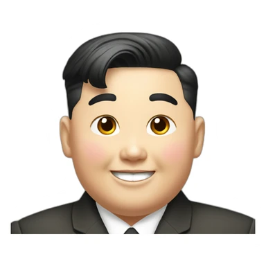 Happy Kim Jong Un sticker