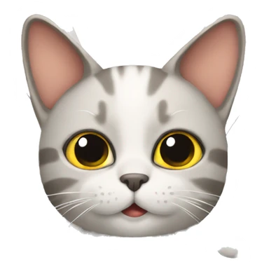 Cat on an airplane sticker