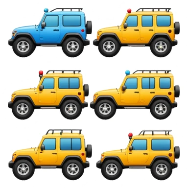 do multiple adventure offroad emojis sticker