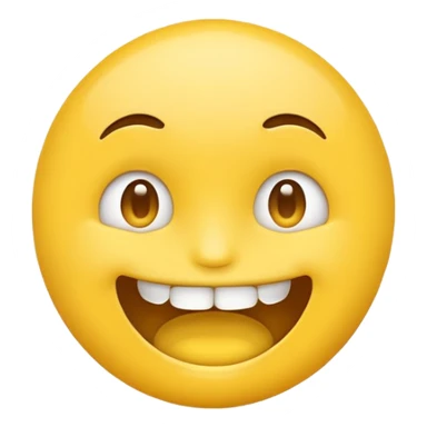 Emoji face with underbite sticker