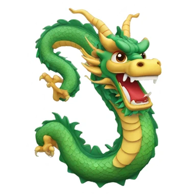 Chinese dragon sticker