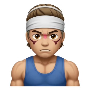 Tough fighter, one person sticker