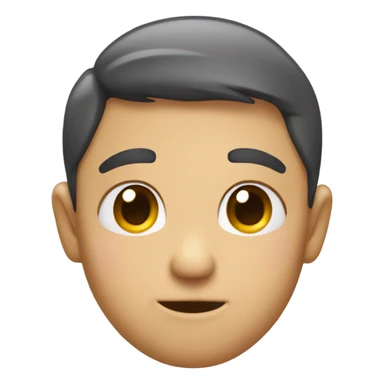 blushing shy sticker