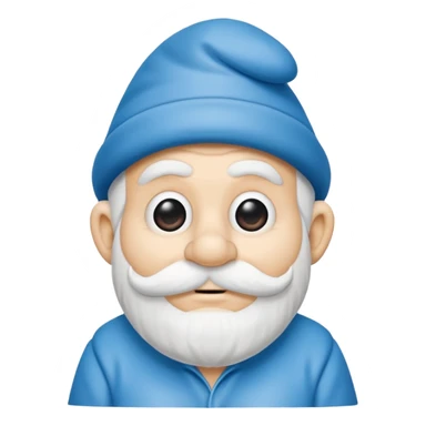 grandfather smurf  sticker