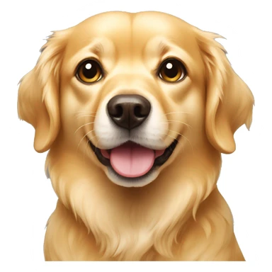 golden dog, something between chihuahua and golden retriever sticker
