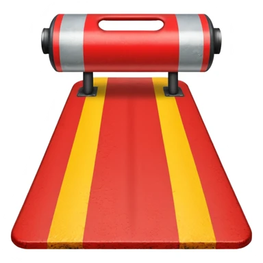 quebra mola vermelho na rua sticker