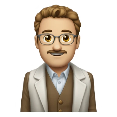 чарівник математик у шляпі sticker