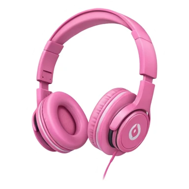 Audífonos rosas sticker