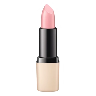 pastel beige and pink palette, lipstick mark on rim, soft grain texture, minimal flat design, no background, cozy pinterest vibe sticker