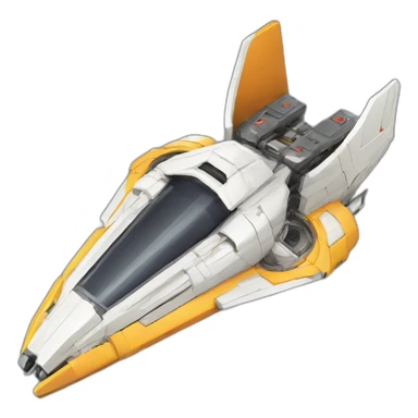 SHMUP spaceship sticker