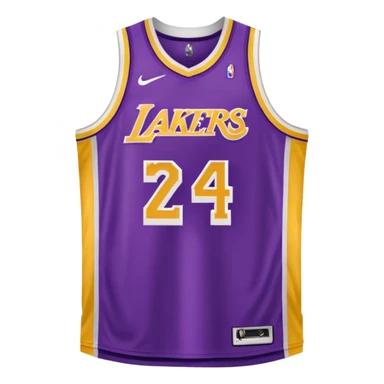 los angeles lakers jersey sticker