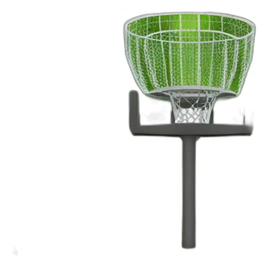 disc golf basket sticker