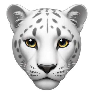 white panther sticker