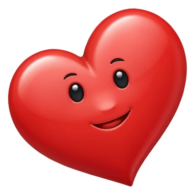  j initial in red heart sticker