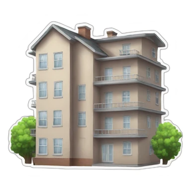 apartament sticker