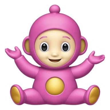 teletubby pink sticker