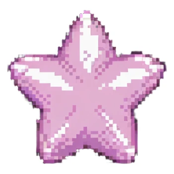 pink cute gothic star sticker