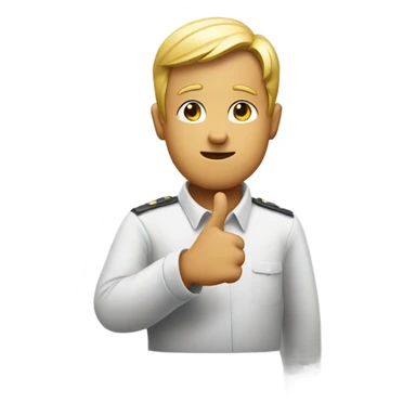 Fingers crossed behind back sticker