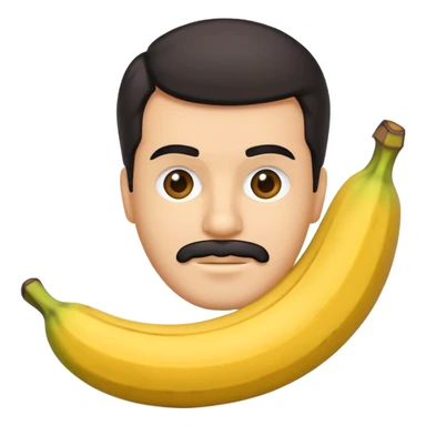 plátano maduro amarillo sticker