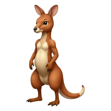 red kangaroo sticker