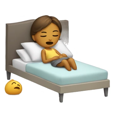 chica dormida sticker