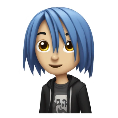 A emo ￼ emoji sticker