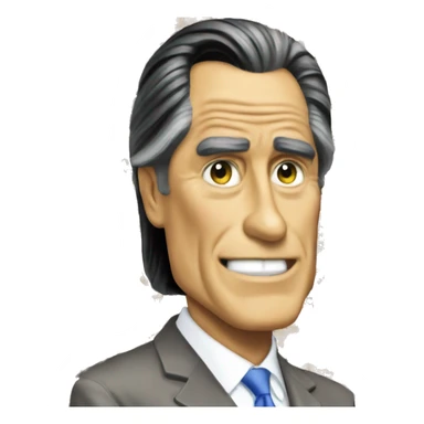 japanese mitt romney sticker