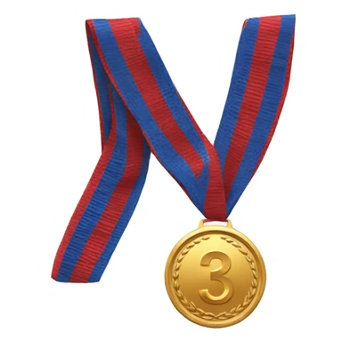 1th place medal sticker