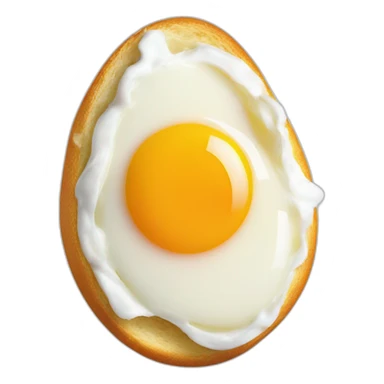 Poached-egg sticker