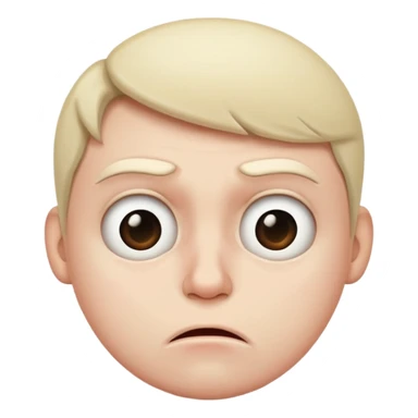 disgusted face sticker