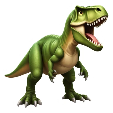 T-Rex with massive arms sticker