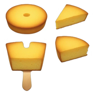 cornbread with an angry face sticker