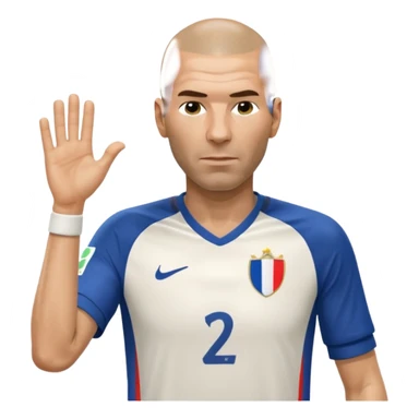 Zinedine zidane 2006 world cup final sticker
