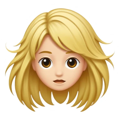 hair flyaways sticker