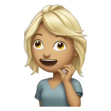 Billie Eillish singing sticker