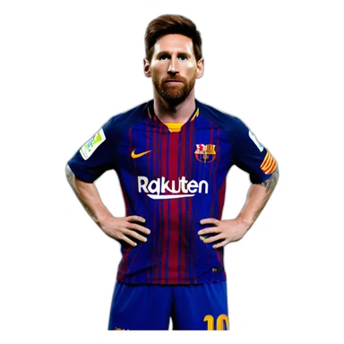 Leo messi cuerpo completo sticker