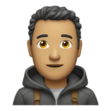 persona usando solucion salina sticker