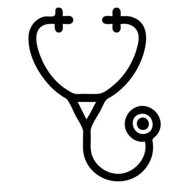 medical doctor with stethoscope sticker