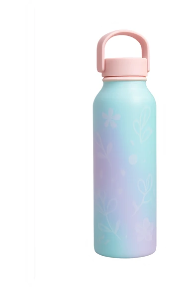 aesthetic pastel water bottle sticker