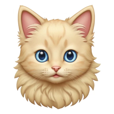 blonde kitten sticker