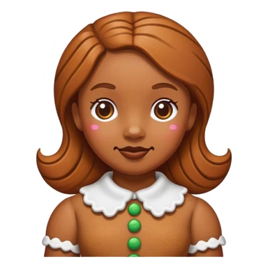 gingerbread girl sticker