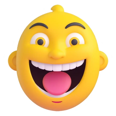 laughing face emoji sticker