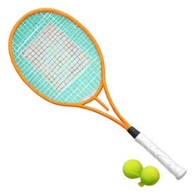 Badminton racket  sticker