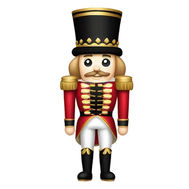 christmas nutcracker full body sticker