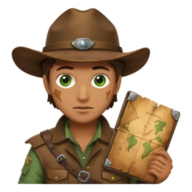 Ranger with map sticker