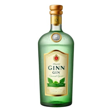 Bottle of Gin sticker
