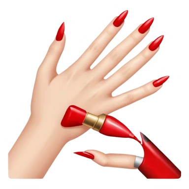 Painting nails  sticker