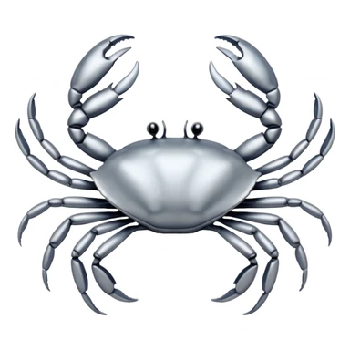 hair clip crab sticker